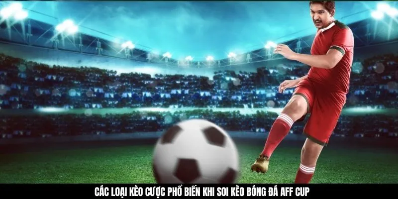 Các loại kèo cược phổ biến khi soi kèo bóng đá AFF Cup