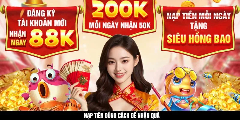 Khuyến Mãi Sốc BEN88 - Nhận Ngay Lãi Khủng Sau Mỗi Lần Cược 4 Nạp tiền đúng cách để nhận quà